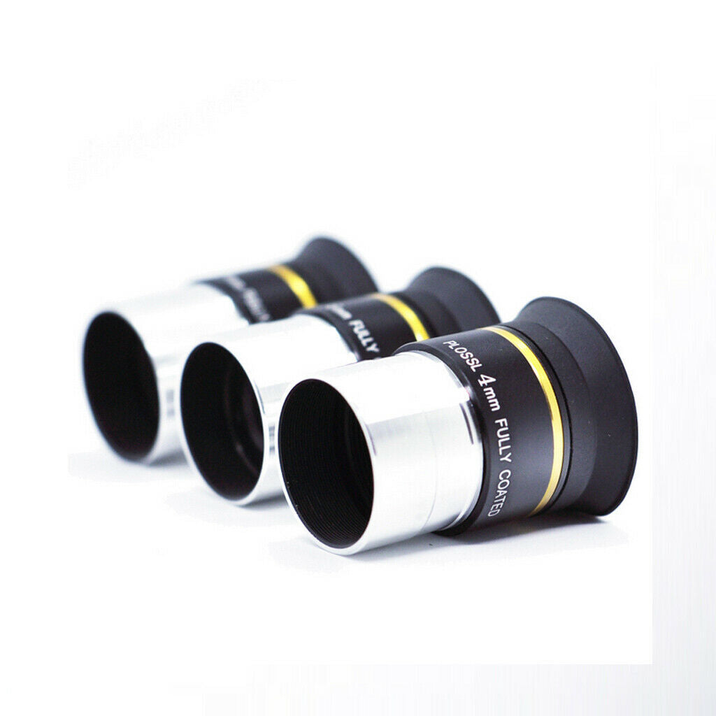 Set of 3 4,6,9mm 1.25" PLOSSL Eyepiece Lens Astronomical Telescope Parts