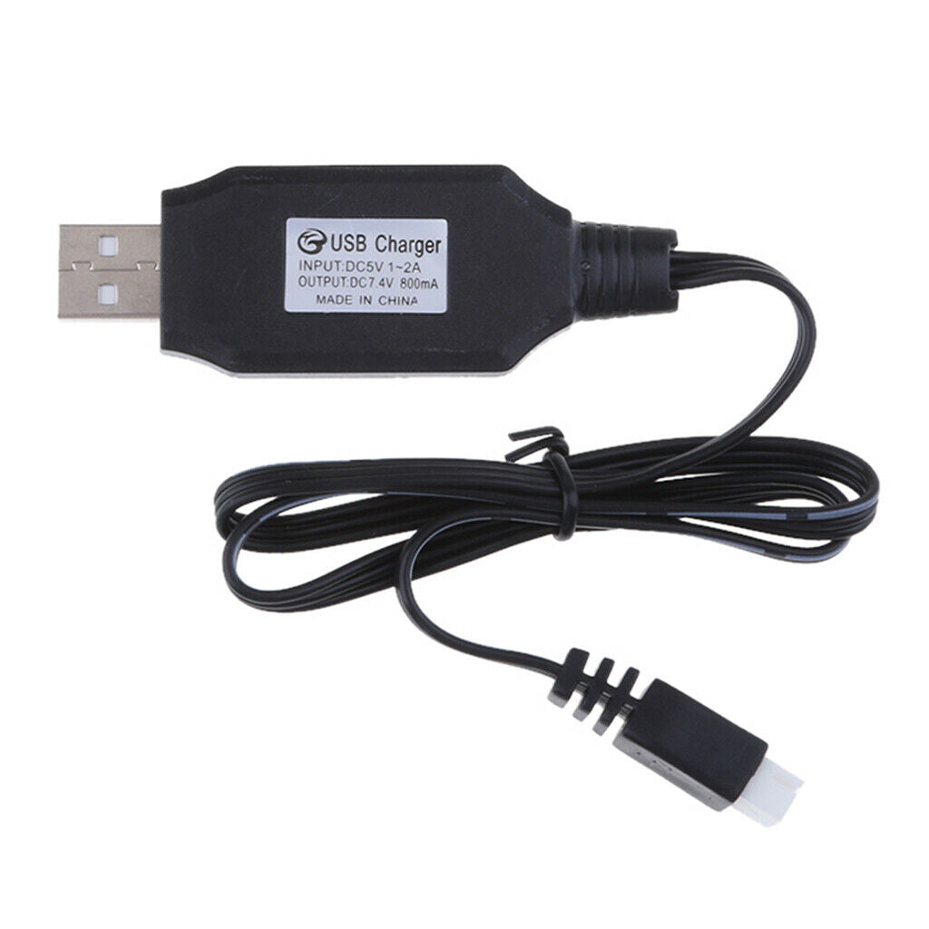 High Quality 7.4V Lipo RC Battery USB Balance Charger and Cable