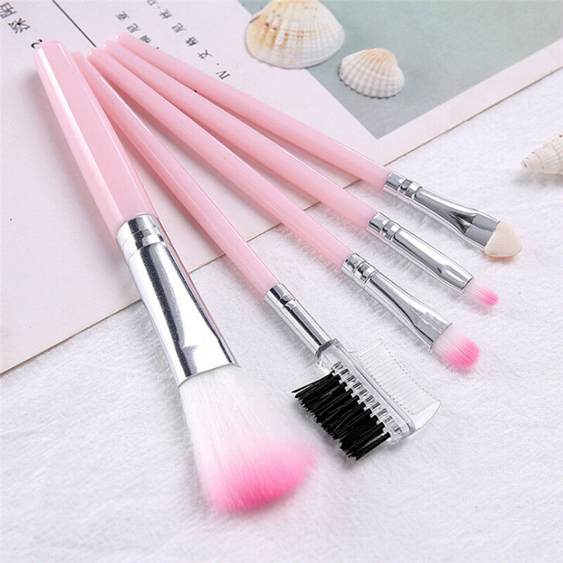 5xWomen Makeup Brush Eye Shadows Lipsticks Cosmetic Brushes Tools Set Kits Pip