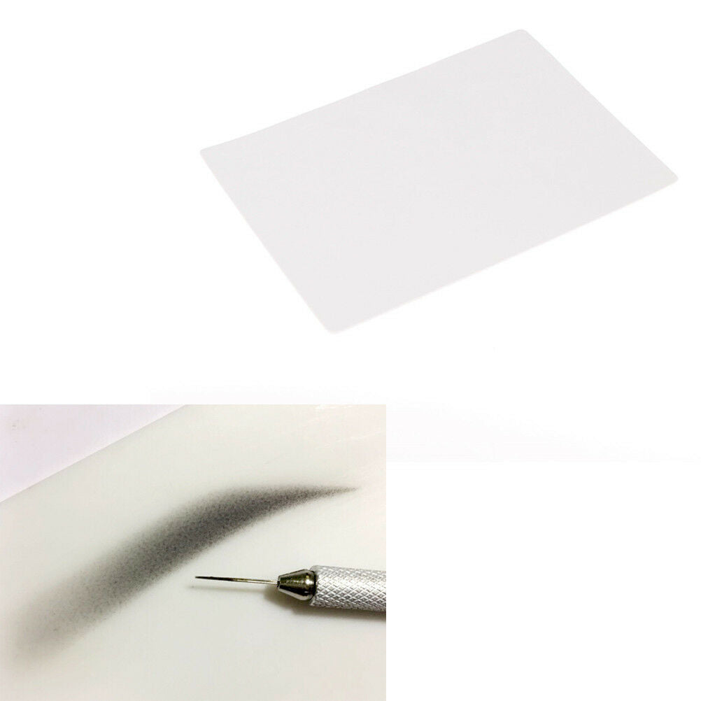 White Permanent Makeup Eyebrow Tattoo Practice Skin Micro blading Trainin.l8
