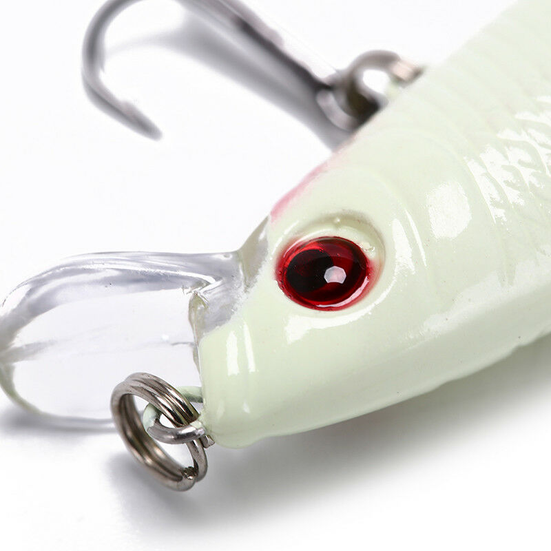 minnow night fishing lure bass crank bait hooks fish crankbait tackle plas.l8
