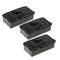 Pack Of 3 Cotton Pad Dispensers, Acrylic Container F. Cotton Pads Cotton Swabs,