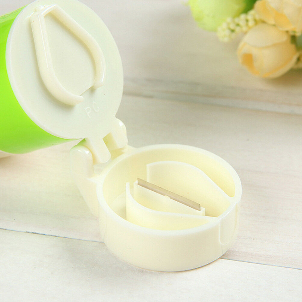 1Pc Pill Crusher Grinder Splitter Divider Cutter Storage Case Container Bo.l8