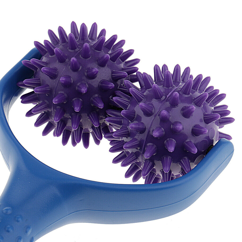 2 Pieces Spiky Acupuncture Shoulder Muscle Massager Roll Massage Ball