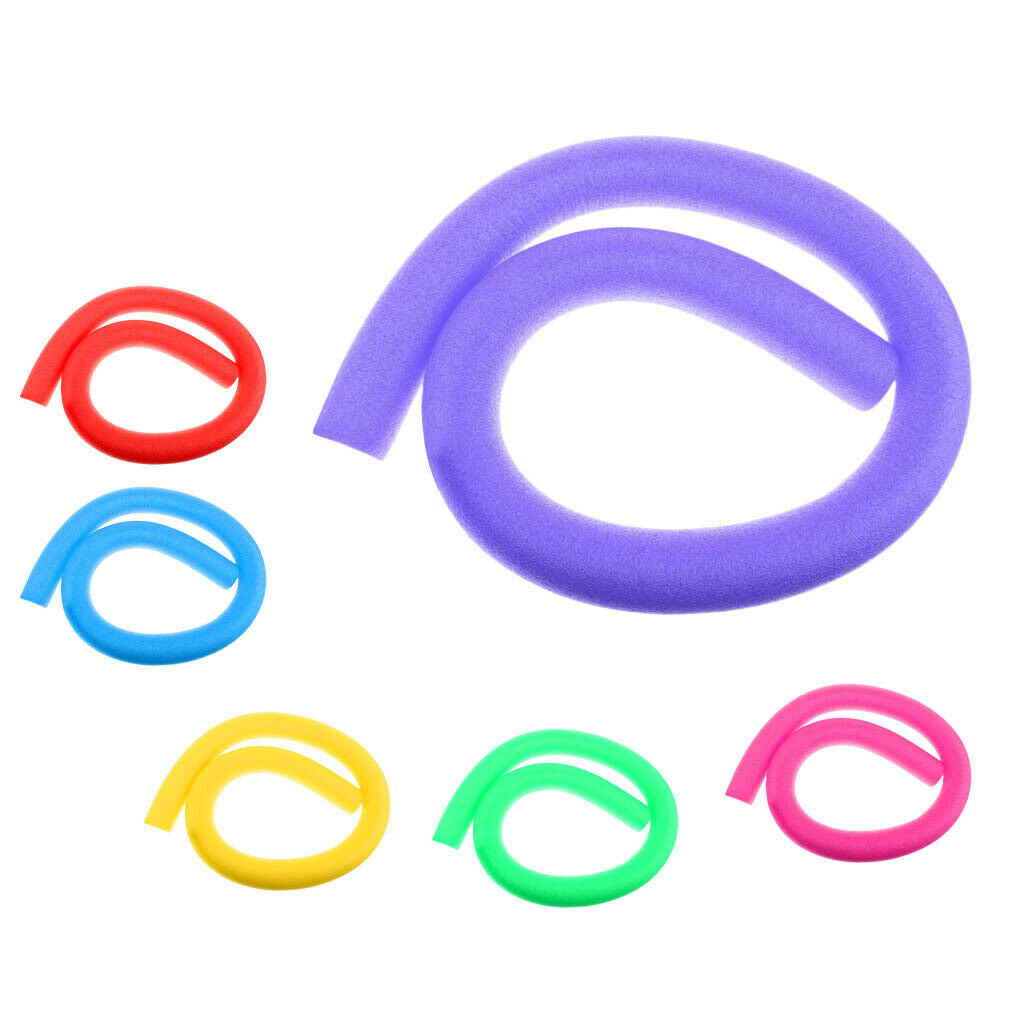 6 Pieces Durable Flexible Solid Core Swimming Pool Noodle Water Float Training