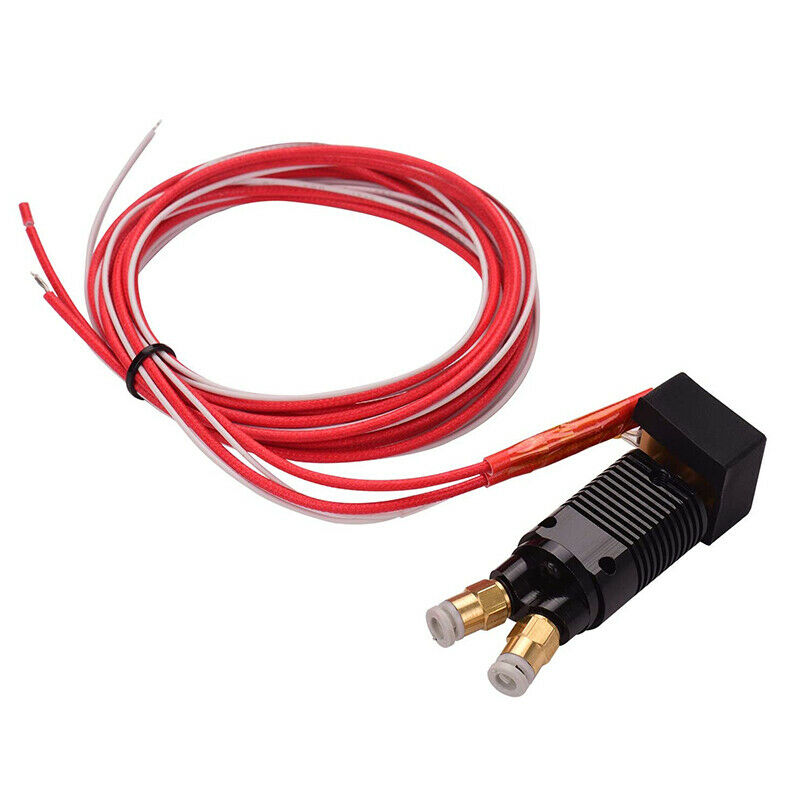 2 in 1 Out Dual Color Metal Hotend Extruder 24V fit for Ender-3 TEVO ALFWISE A6