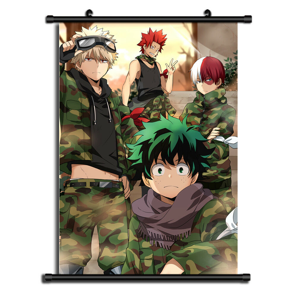 Boku no Hero Academia Midoriya Anime Wall Art Home Decoration Scroll Poster