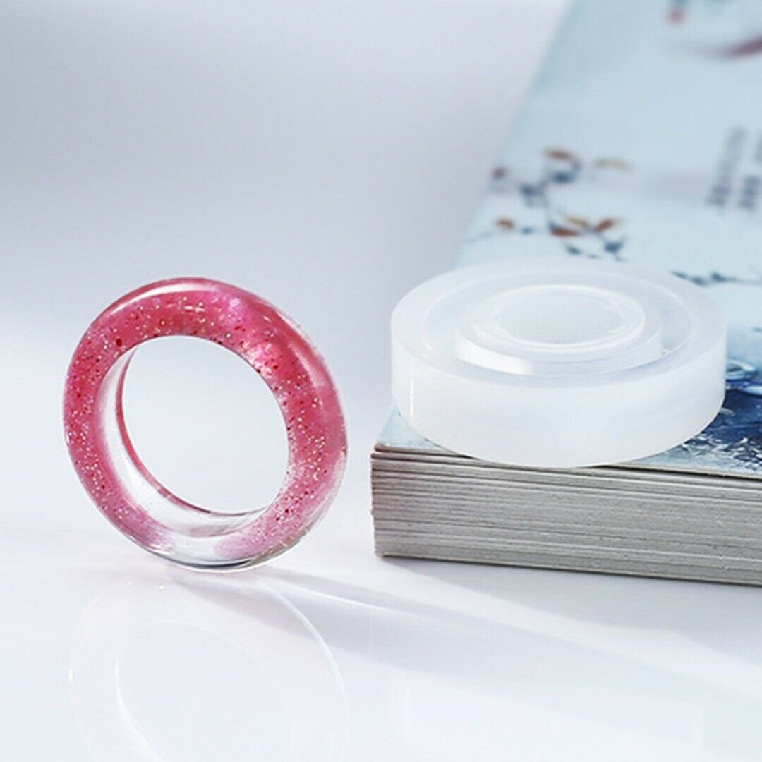 16mm/17mm/18mm Silicone Mold Round DIY Ring Jewelry Making Mould Findings Craft