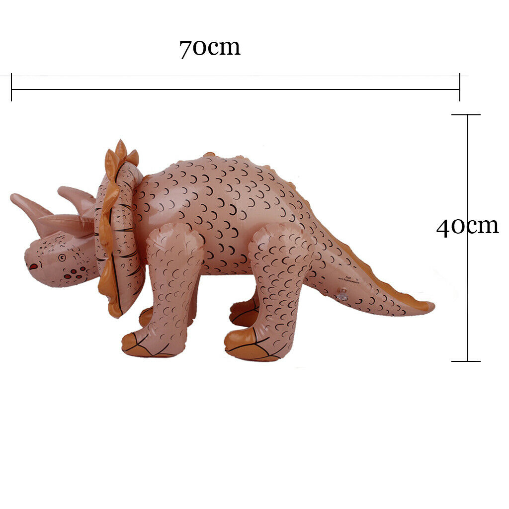 2Pack Inflatable Blow-up Dinosaur Children Party Beach Toys Ornament Favor