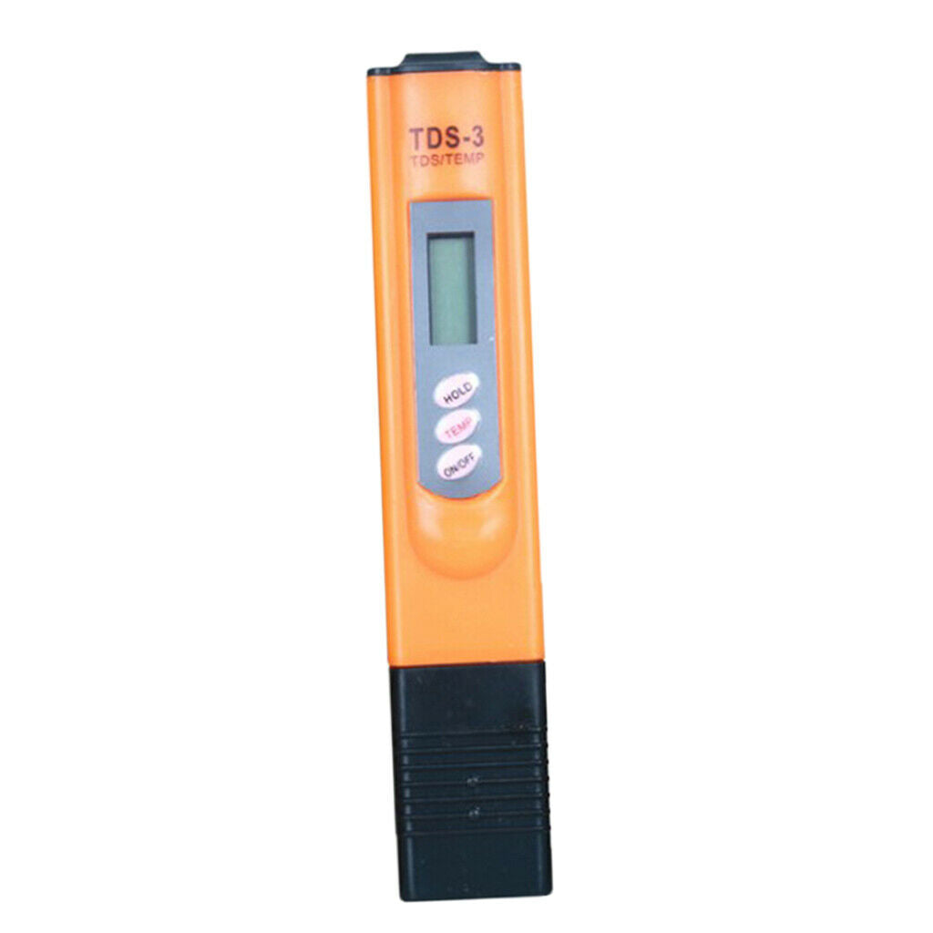 Precise TDS Meter Digital Water Tester for Hydroponics, Aquariums Orange