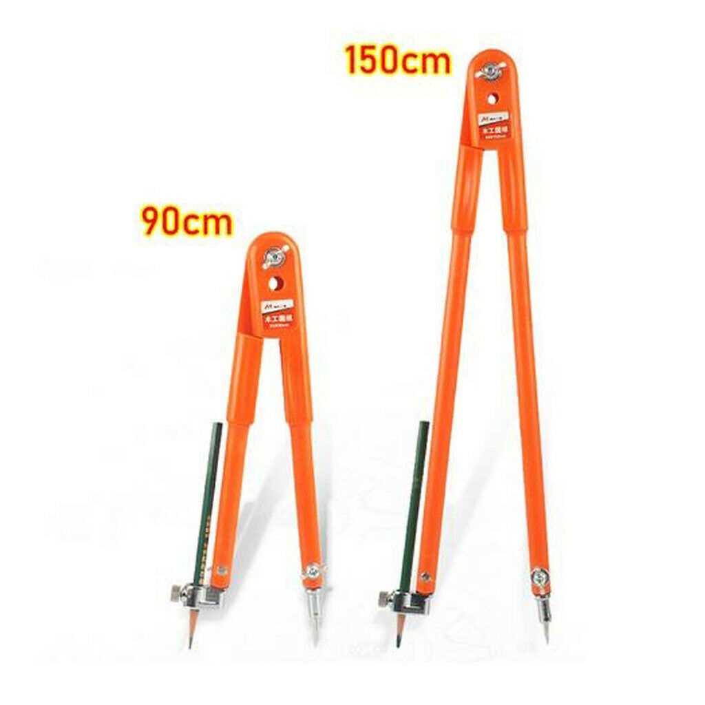 Precision Plastic Scribing Compass Caliper with Pencil Holder Map Plotting