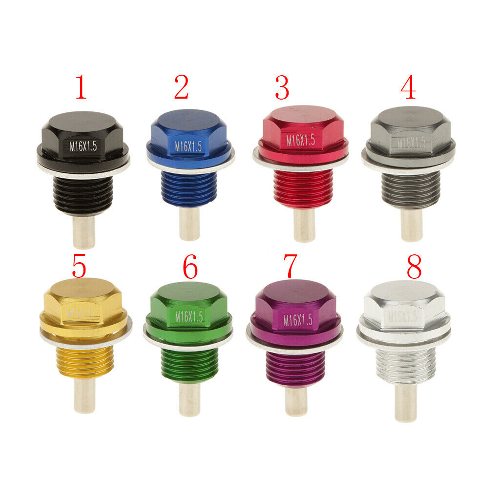 X1.5mm Magnetic Oil Drain Plug for Cars, Oil Change Drain Plug, Aftermarket