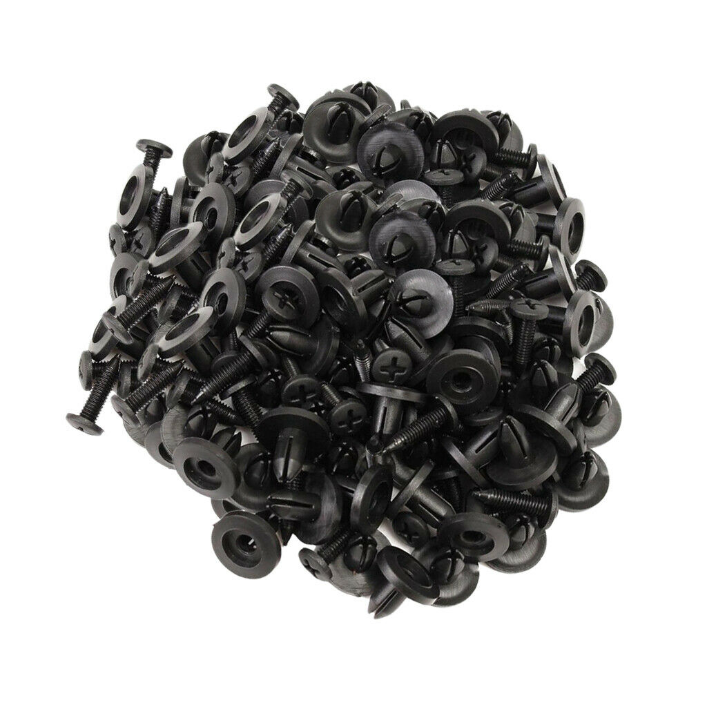 100pcs Car Auto Bumper Clips Kit Push Nylon Fastener Clips Set Assembly New