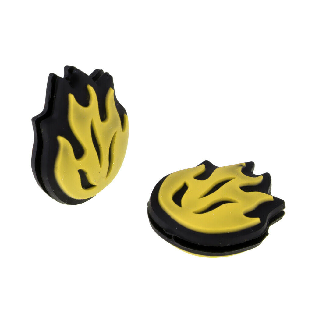 4 Pairs of Customized And Practical Flame Shock Absorber for Tennis Wrist And