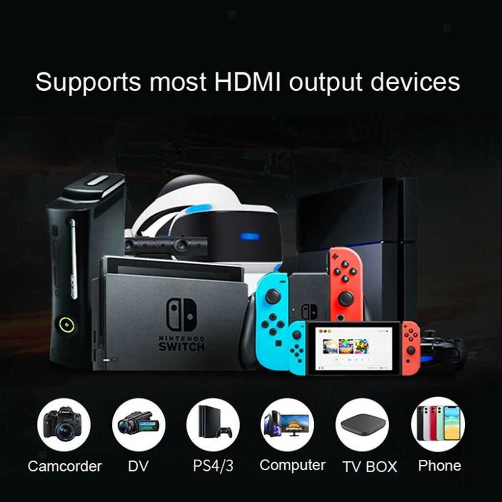 2Pcs HDMI to USB Video Capture Card 1080P for Game/Video Live Streaming