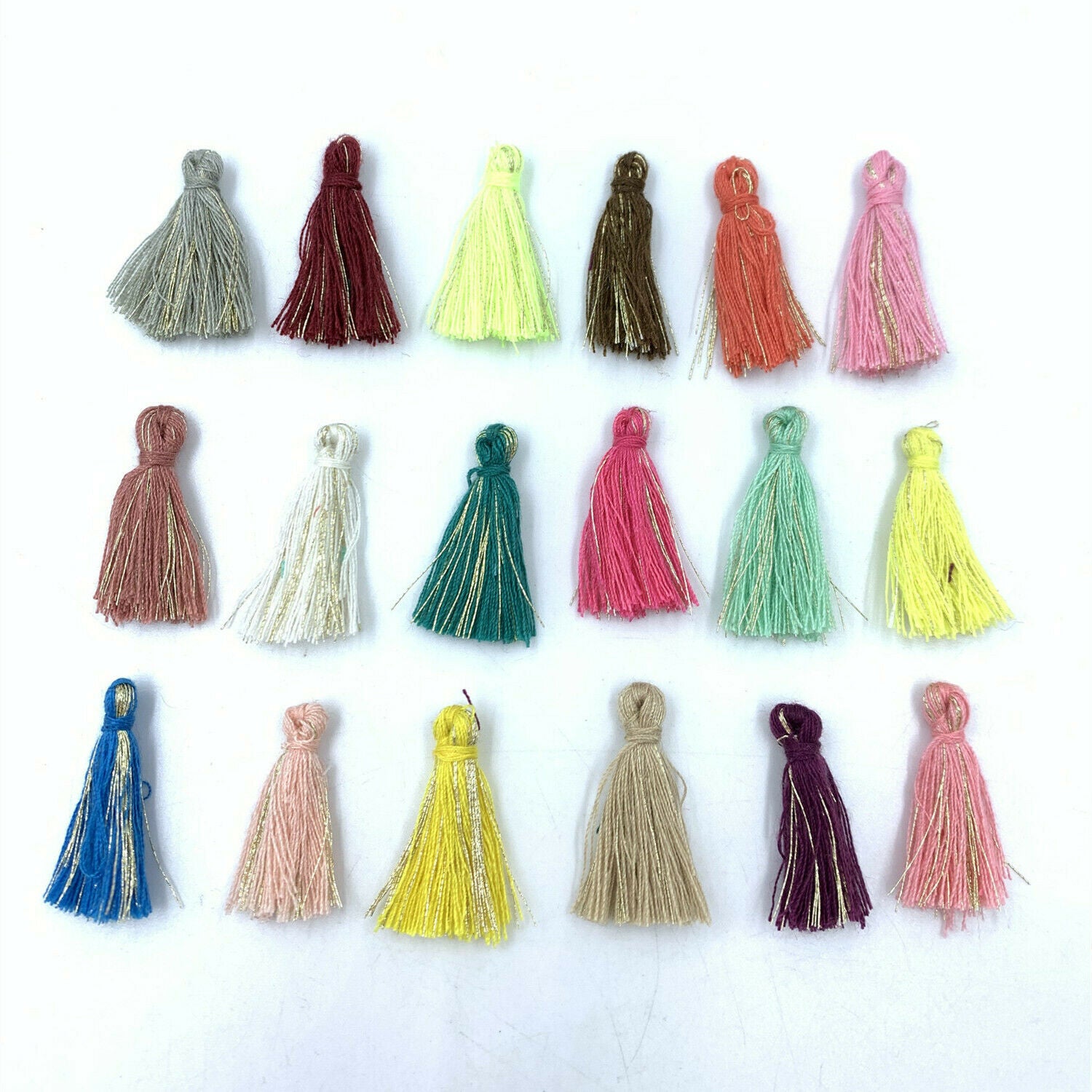 100pcs Multicolor Tassels Pendant Trim decoration earring Jewellery Making 25mm
