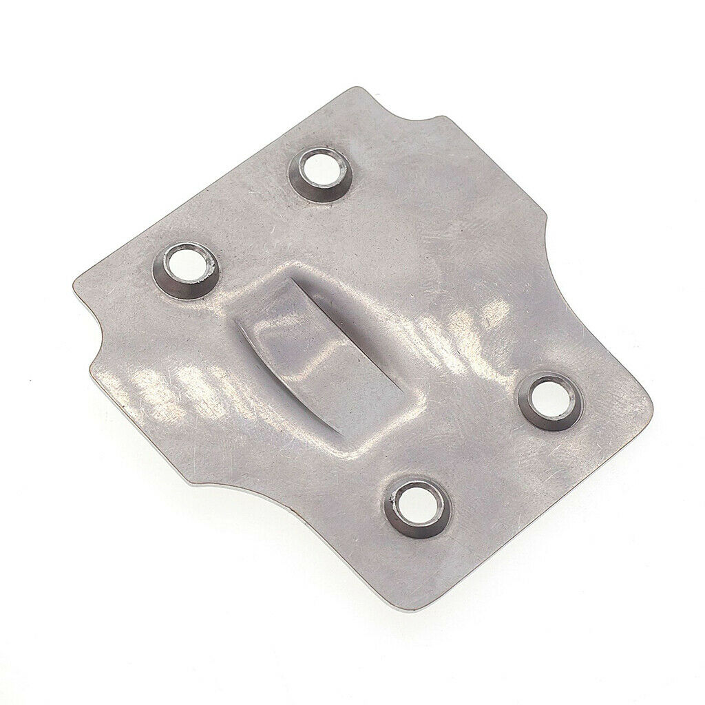 Stainless steel skid plates front and rear Rc auto parts upgrades accessories