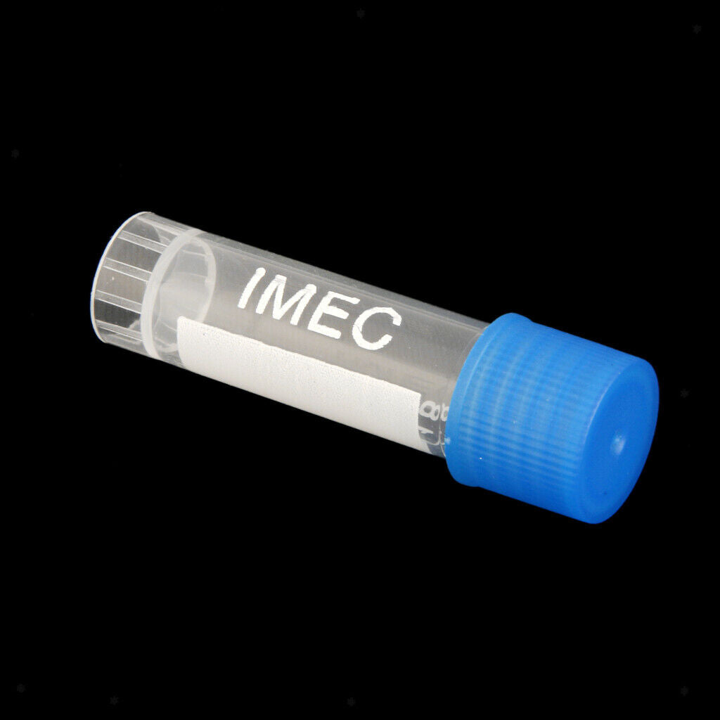 10Pcs/set 1.8ml Lab Plastic Frozen Test Tubes Vial Seal   Container for Lab
