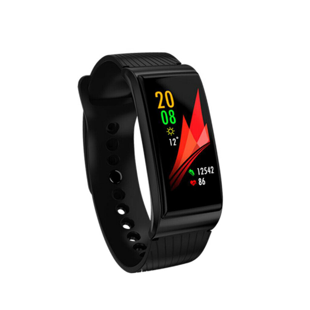 Men Women Smart Watch Waterproof Digital Sports Wrist Watch black