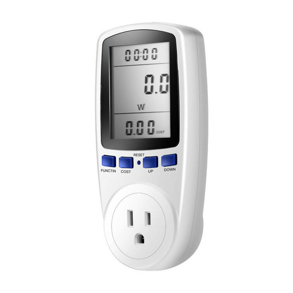 US Power Meter Energy Saving Socket Analyzer Watt Power Monitor Voltage Metering
