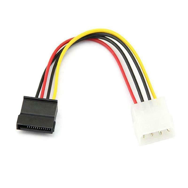 omputer Connection And Plugin 4 Pin Splitter Extension Cable SATA to Molex