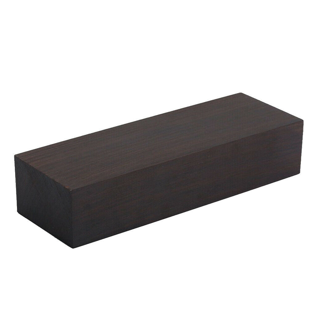 Black Ebony Wood Lumber Blank DIY Material Handle Block Craft Hobby Tool