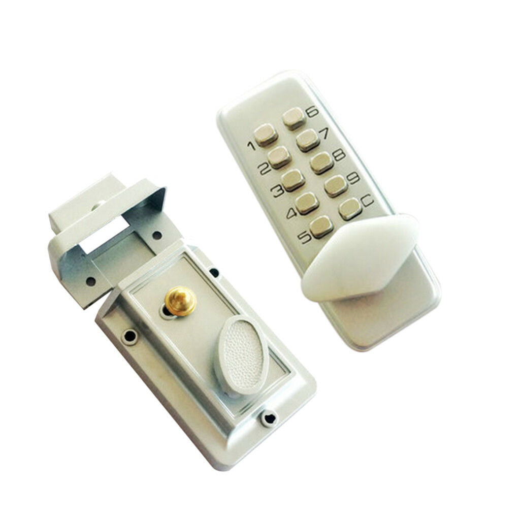Modern Push Button Mechanical Digital Combination Code Door Lock Keyless