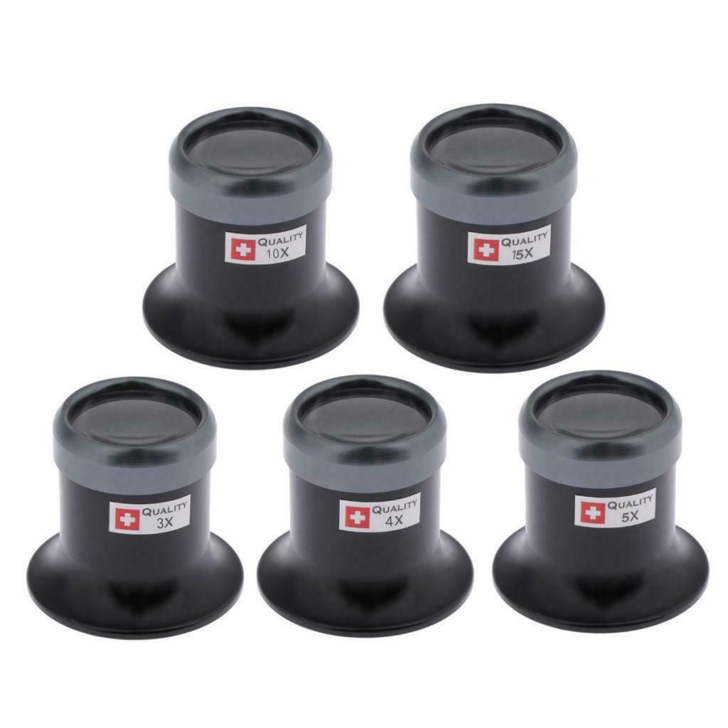 Metal Magnifier Loupes Eyepieces Ocular Lens For Watches Jewelry Repair 3X