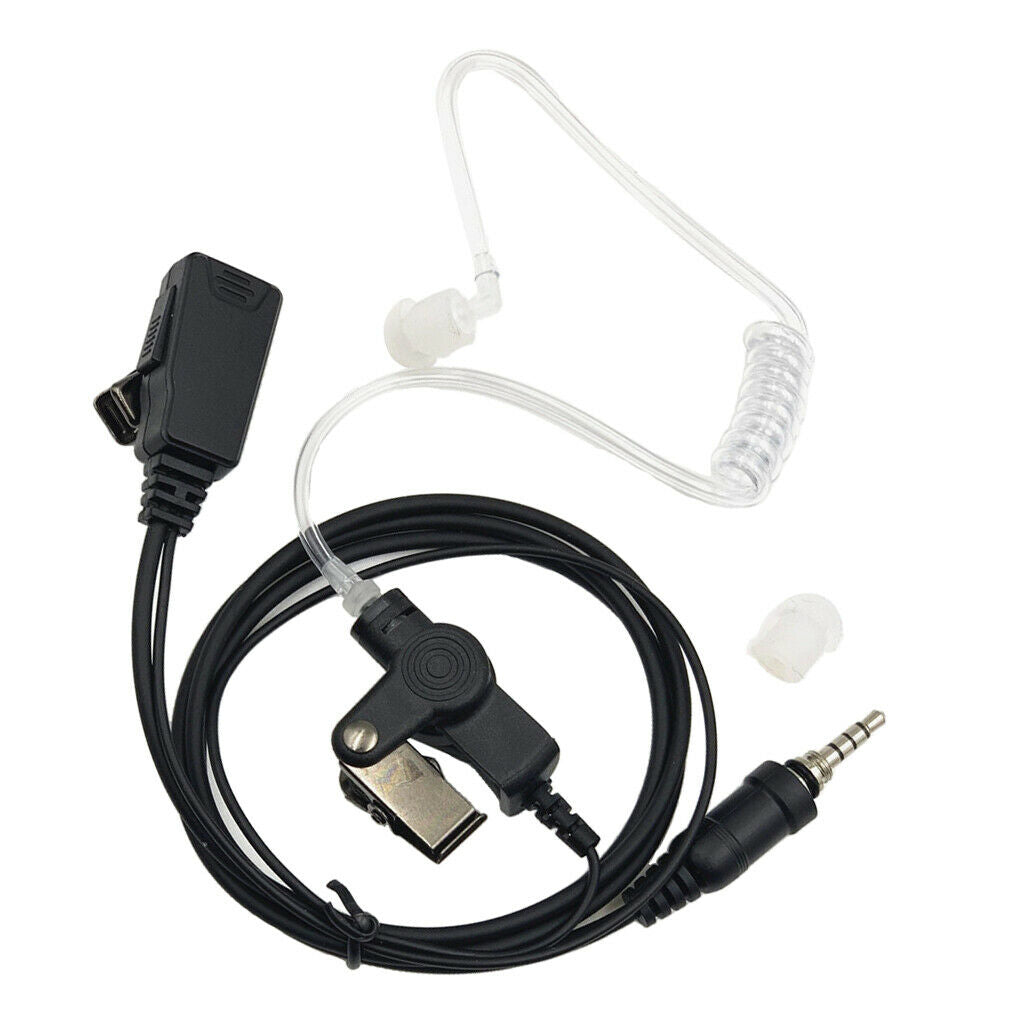 Clip Earpiece Headset with Microphone for Yaesu Vertex VX-127 FT-270 PY-6321