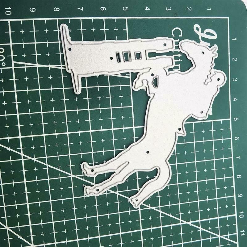 Horse Metal Cutting Dies Stencil DIY Scrapbooking Album Paper Card Template Mold