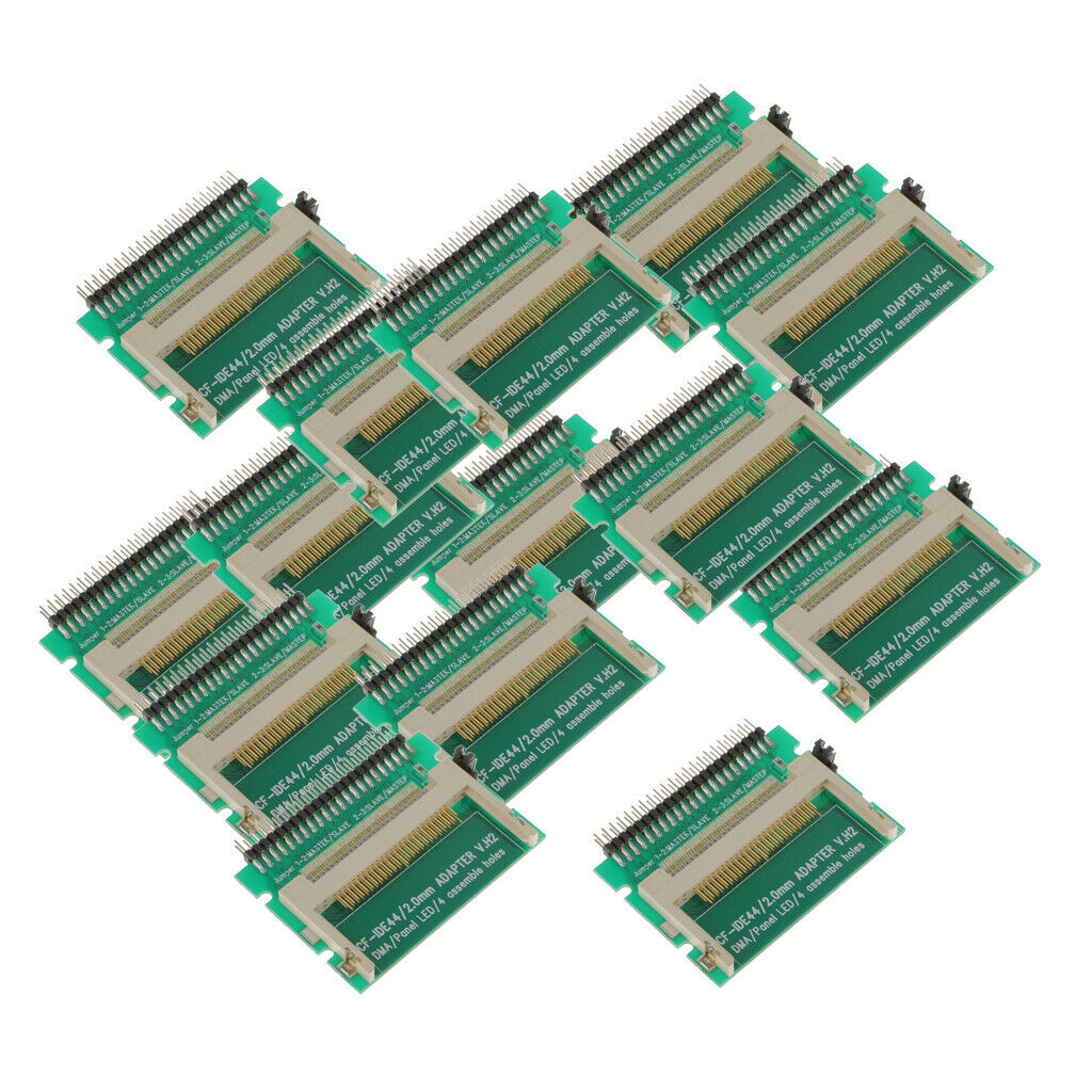 20Pcs Compact Flash CF Card to Laptop 2.5" 44Pin IDE Hard Drive ATA Adapter