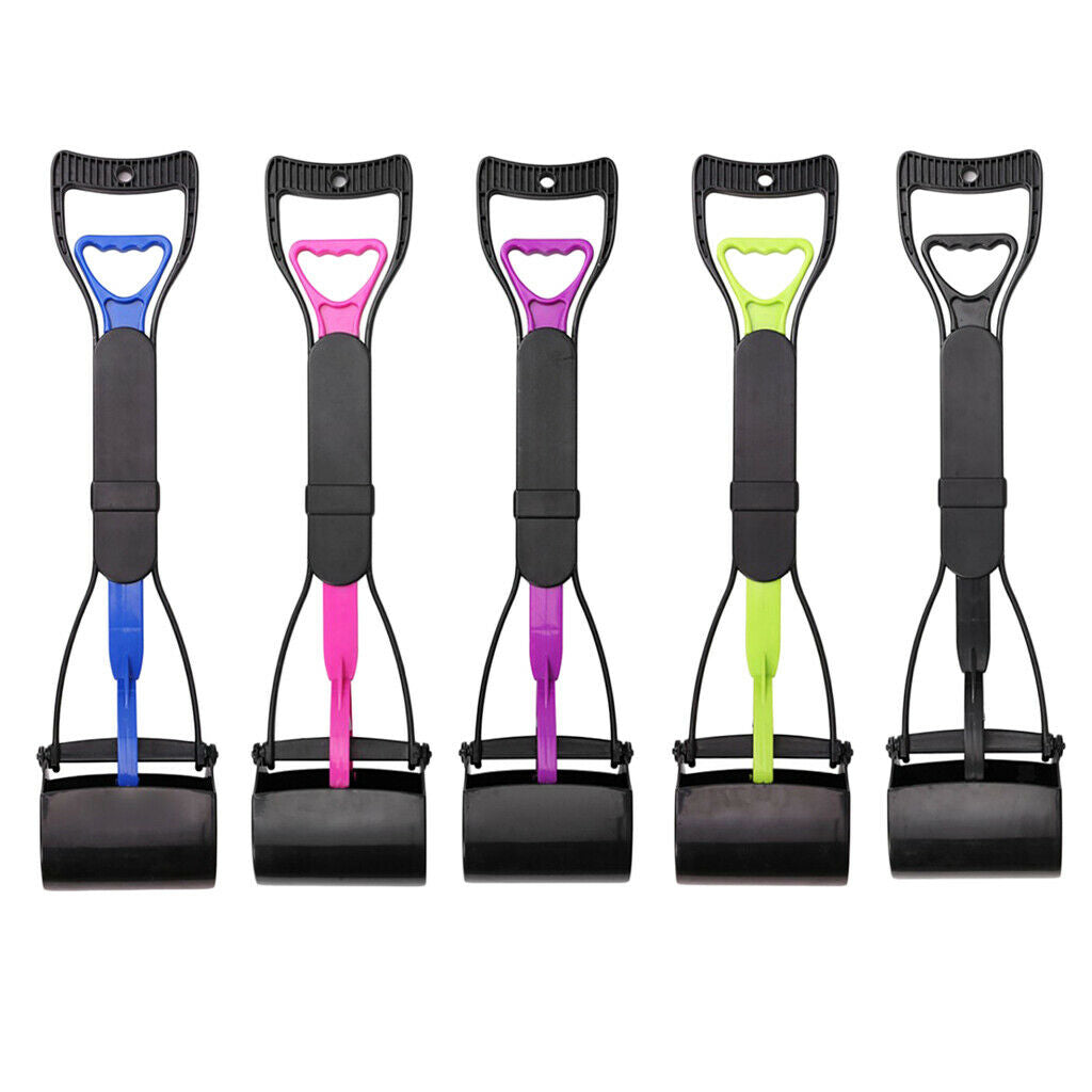 2pcs Portable Dog Poop Scooper Pet Litter Cleaning Tools For Medium Dogs