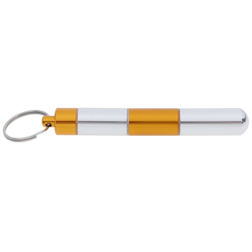 Outdoor Aluminum Pill Case Keychain Pocket Pill Holder Container Medicine.l8