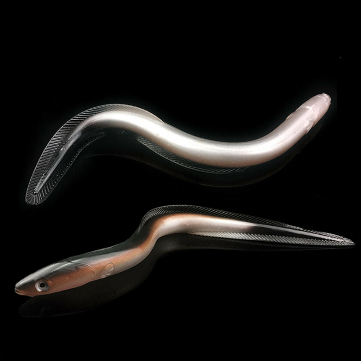1pc 30CM PVC Soft Sand Eel Saltwater Fishing Lures Bait Cod Bass Pollock Sand