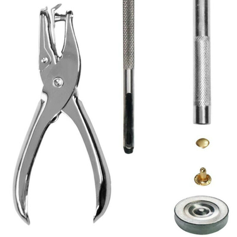 360 sets of 6mm8mm double-sided rivets + installation tools leather caps andBDA