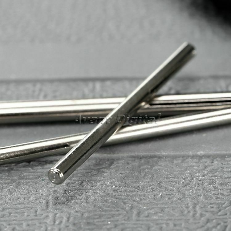 10Pc Hobby Craft Abrasive Paper Clips Split 1/8" Mandrel Shank Power Rotary Tool