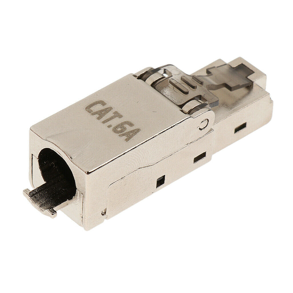12Pcs Cat6  Ends,Cat6a / Shielded Cat5e  Connector, Ethernet Cable Crimp