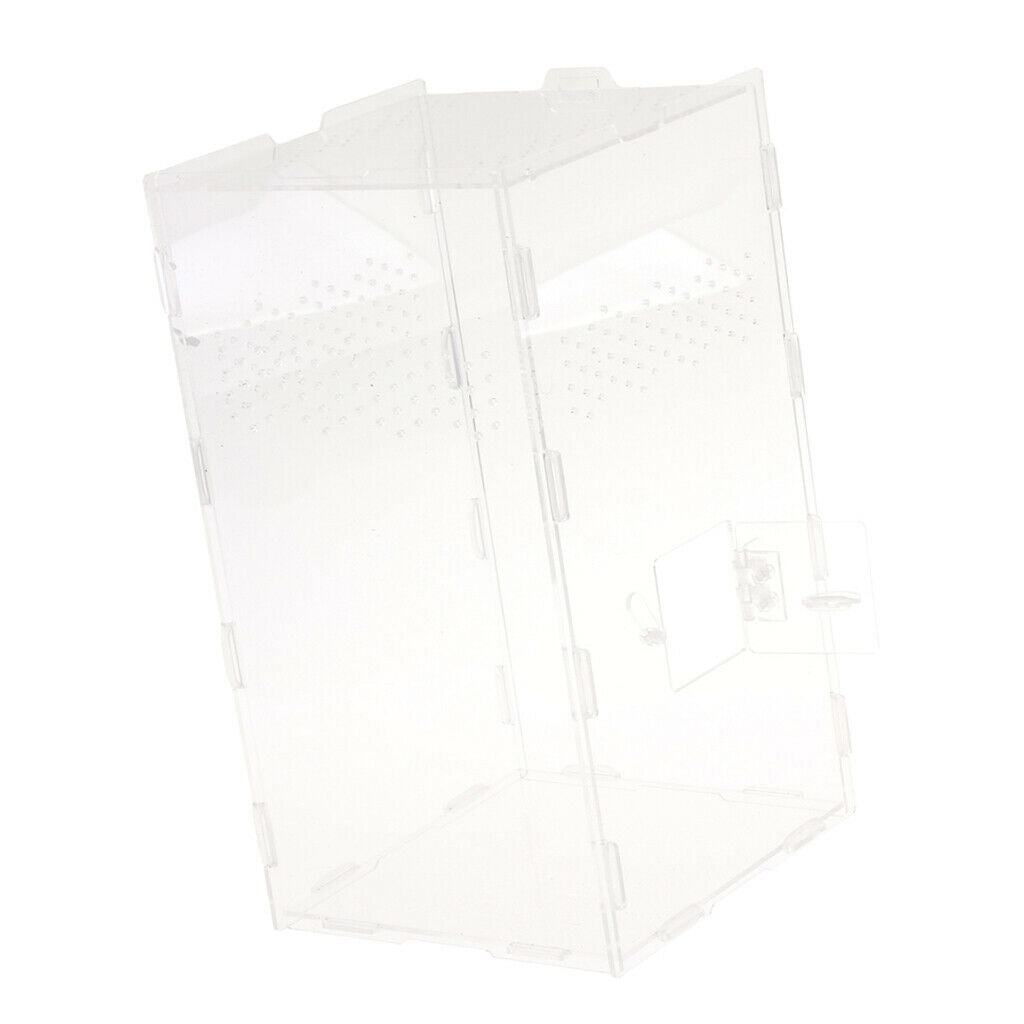 Acrylic Reptile & Amphibian Terrarium Tank For Lizard Turtle Spider