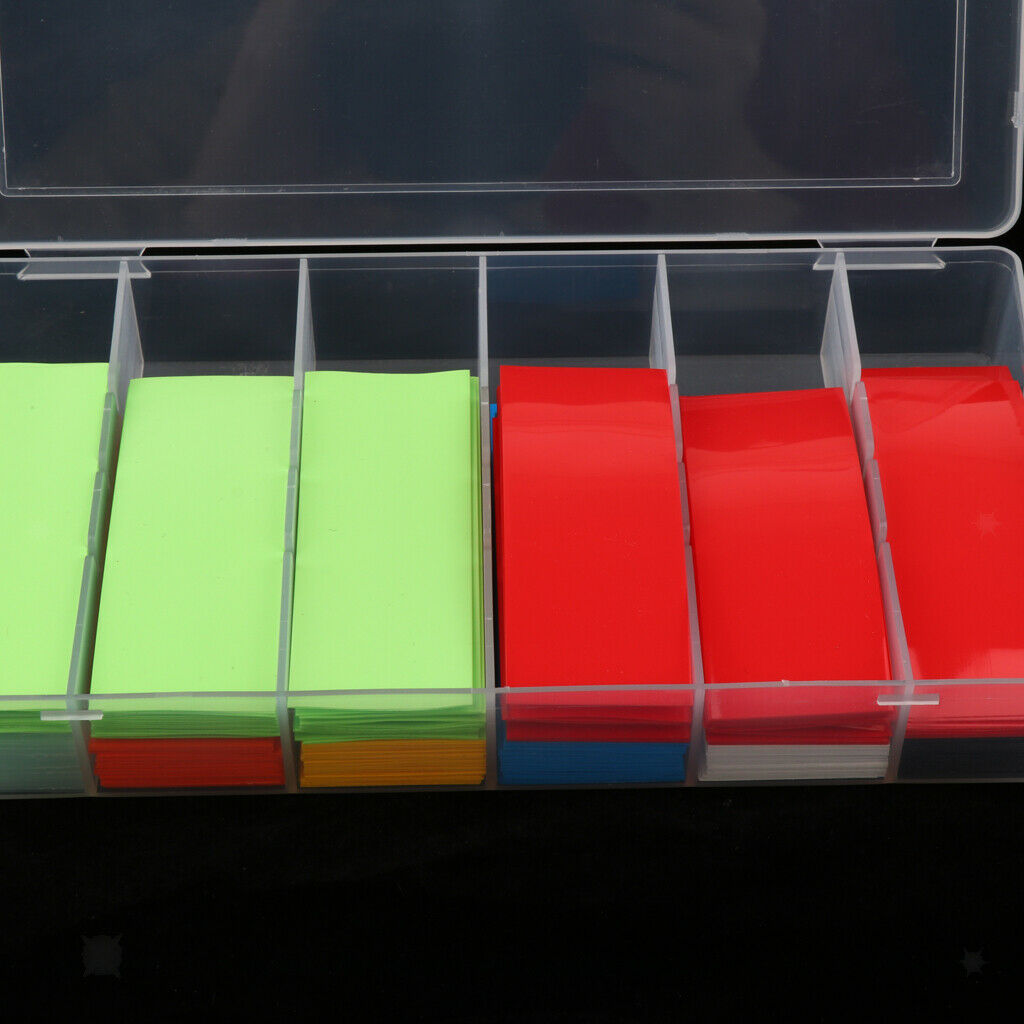 280pcs Flat PVC Heat Shrink Film Tubing Tube Wrap For 18650 18500 Battery