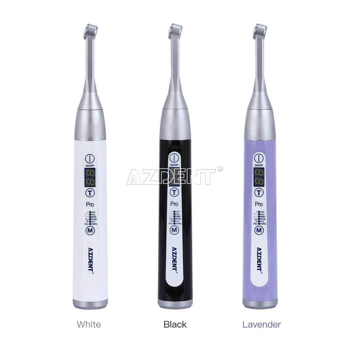 Dental Wireless Pro LED Curing Light 1s Cure 1800 mw/cm2 Stainless Steel Head