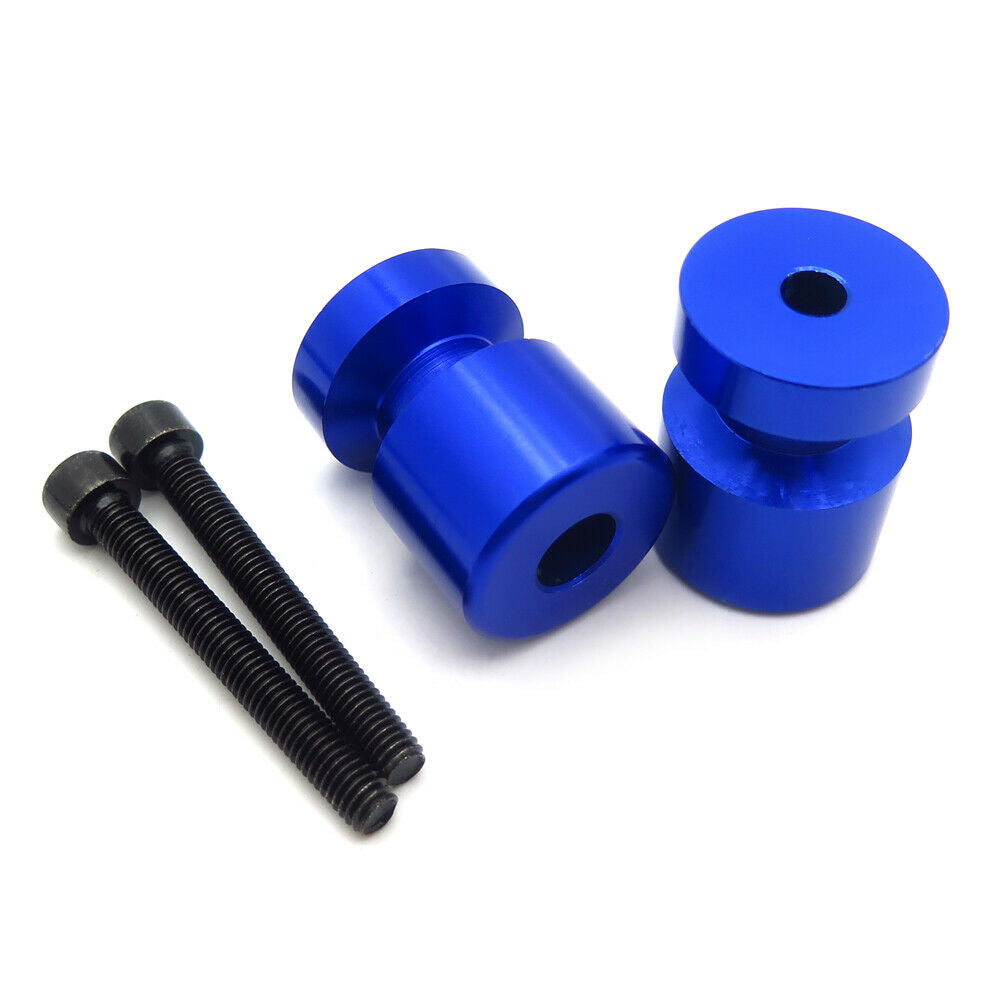 Blue Motorcycle Swingarm Spools For Yamaha R1 YZF-R1 98-15 R6 YZF-R6