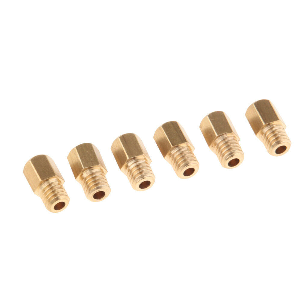 6Pcs M5 Carburetor Carburetor Hex Main Jet 160 170 180 190 200 210