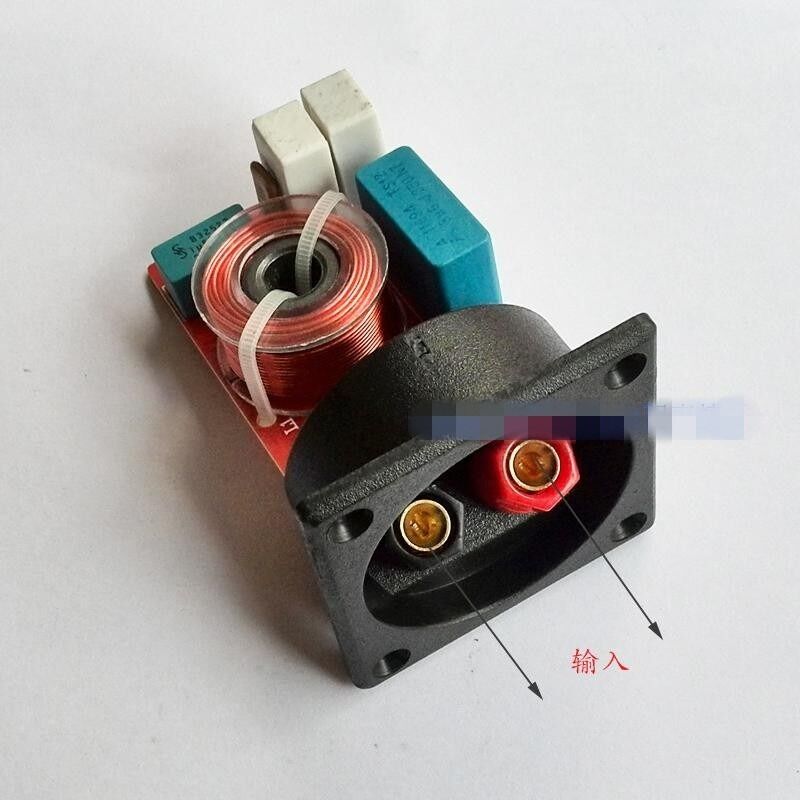 2pcs 2-Way Crossover Filters 2 Unit Hi-Fi Speaker Frequency Divider With box