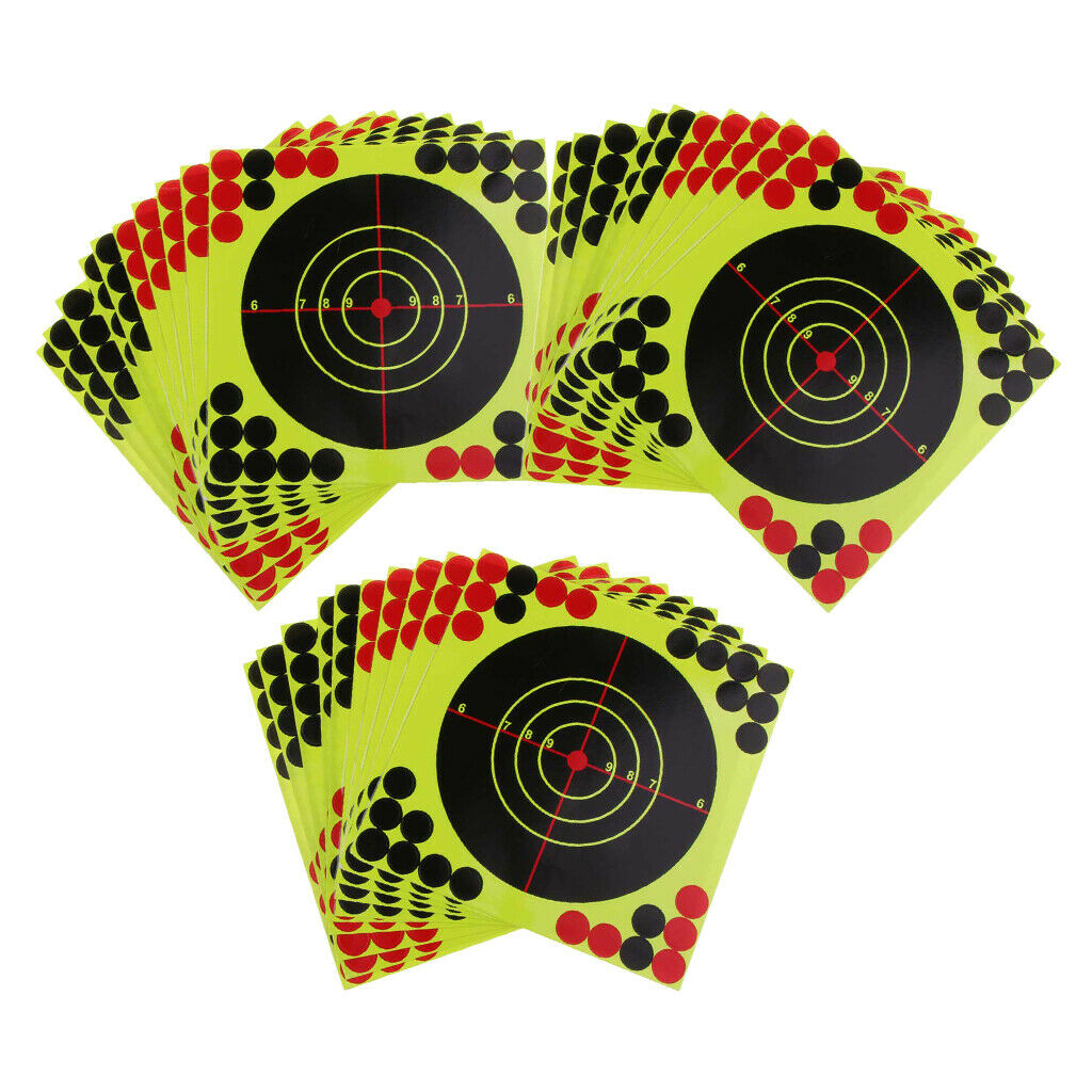 30pcs Splatter Reactive Shooting Target 21x21cm for Shooting Practice