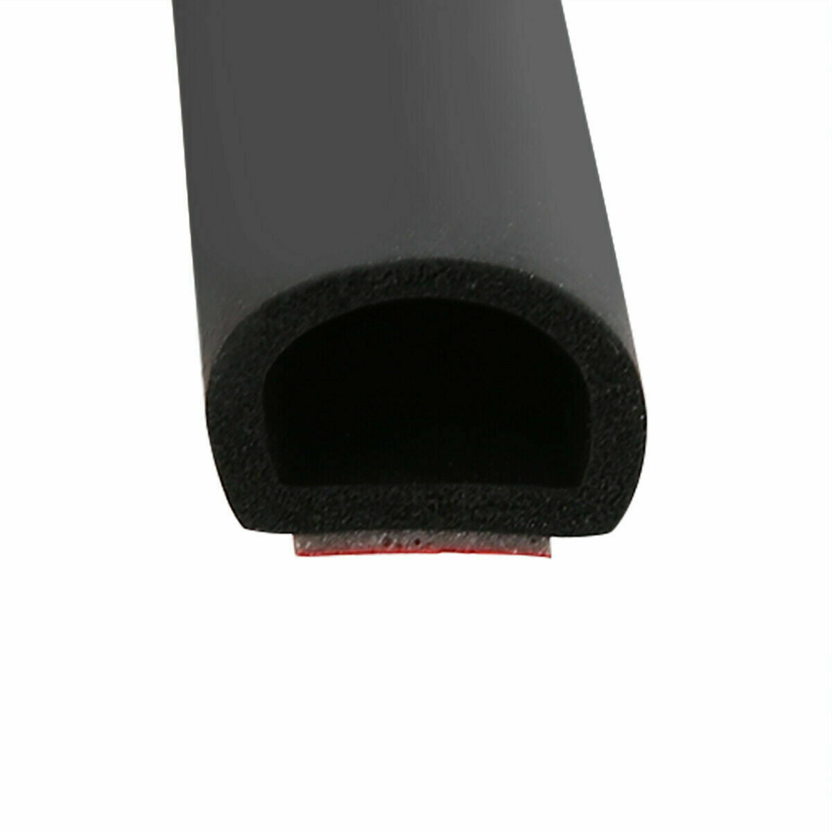 4M BIG D-Shape Car Truck Van Door Rubber Seal Hollow Strip Weatherstrip Sealing