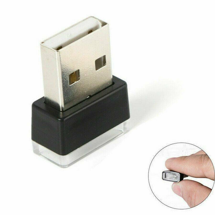 3x Mini USB LED Car Interior Light Neon Atmosphere Ambient Lamp Bulb Accessories