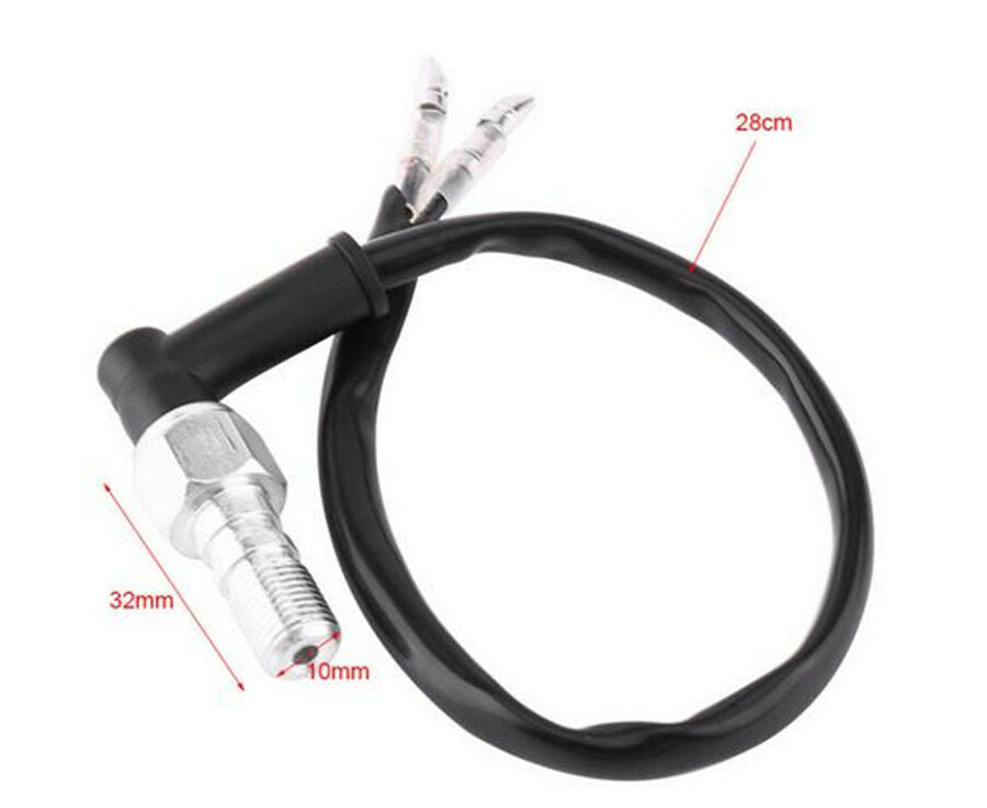 Universal Motorcycle Motor Hydraulic Brake Pressure Light Switch M10x1.25mm Bolt
