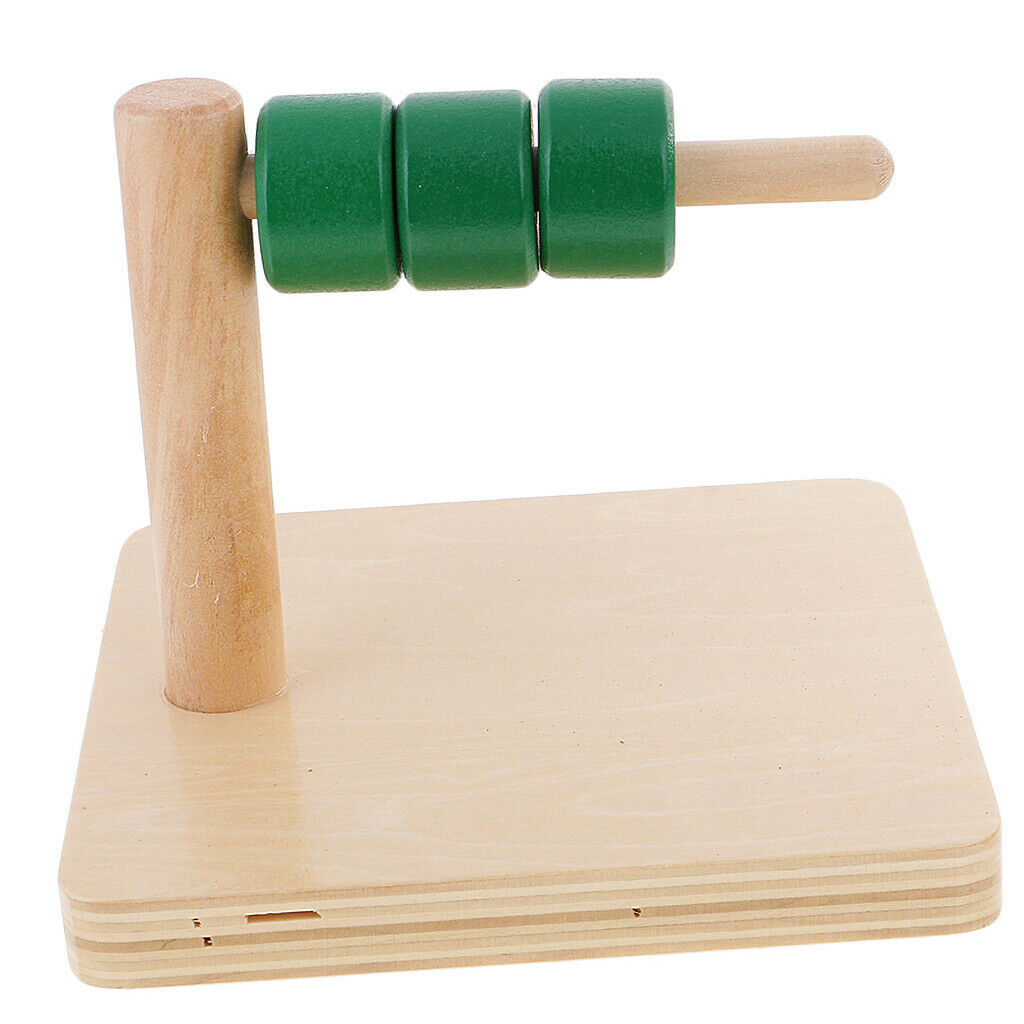 Material: cylindrical wooden toys for children