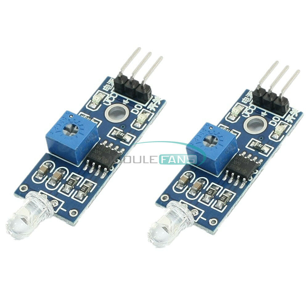 2PCS LM393 3 Pin Photosensitive Diode Light Sensor Module 3.3-5V Input