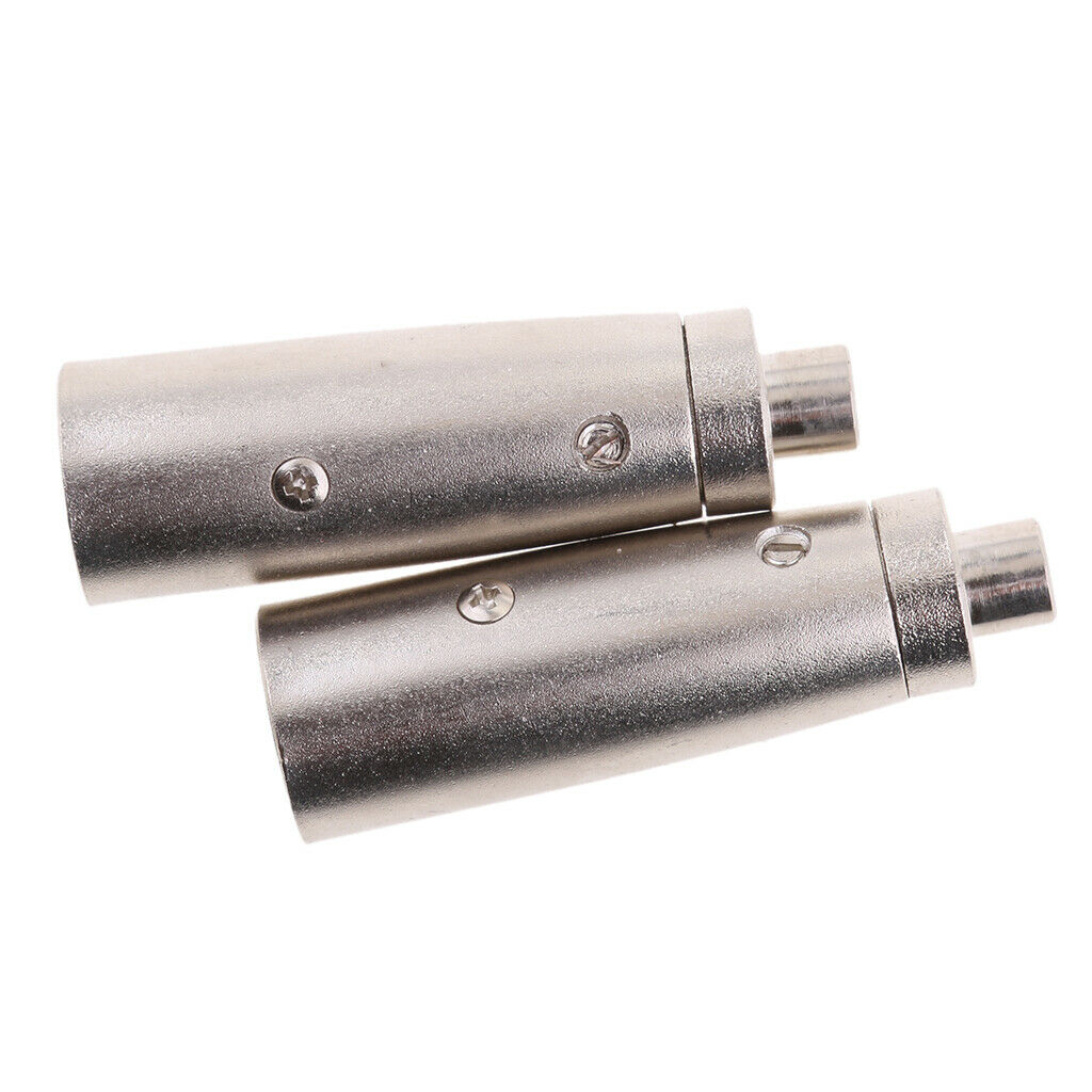 3-Pin XLR Male to RCA Female Plug Audio Cable Microphone Mic Adapter
